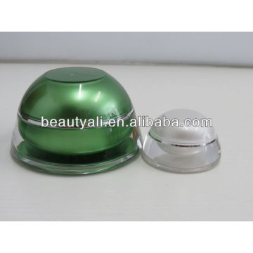 Domed Double Wall Acrylic Cosmetic Jar